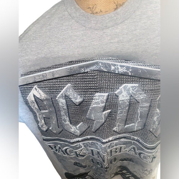 AC/DC Back In Black 1980 USA T-Shirt - Picture 4 of 6